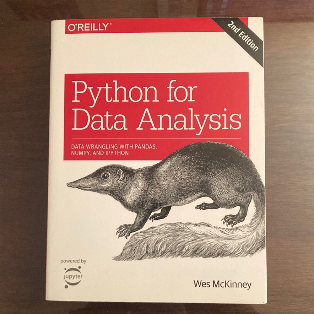 Python for Data Analysis by Wes McKinney